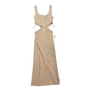 Beige Botany Cut Out Dress M Taupe/Bone
